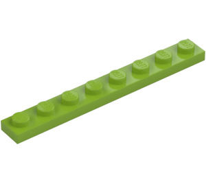 LEGO Lime Platta 1 x 8 (3460)