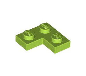 LEGO Lime Plate 2 x 2 Corner (2420)