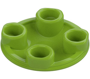 LEGO Citron Vert assiette 2 x 2 Rond avec Arrondi Bas (2654 / 28558)