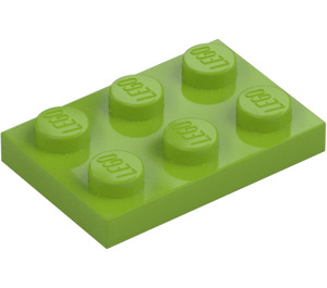 LEGO Lime Plate 2 x 3 (3021)