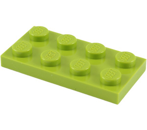 LEGO Lime Plate 2 x 4 (3020)