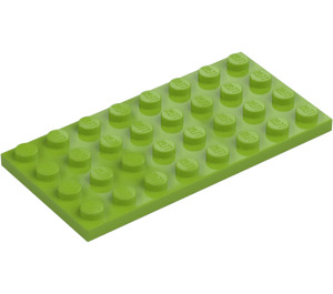 LEGO Lime Plate 4 x 8 (3035)