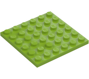 LEGO Lime Platta 6 x 6 (3958)