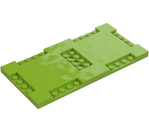 LEGO Limette Platte 8 x 16 x 0.7 mit Tiles (71772)