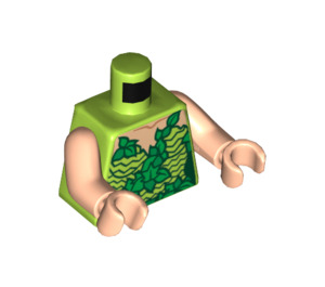 LEGO Limoen Poison Ivy met Limoen Groen Pak Torso (973 / 76382)