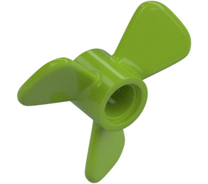 LEGO Lime Propeller with 3 Blades and Pin Hole (65768)