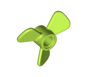 LEGO Lime Propeller with 3 Blades and Pin Hole (65768)