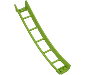 LEGO Lime Rail 2 x 16 x 6 Inverted Bow with 3.2 Shaft (26559)