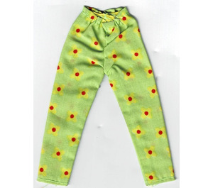 LEGO Lima Scala Pantalones con Amarillo Flores