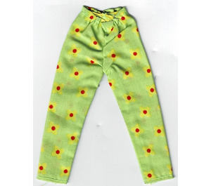 LEGO Lime Scala Trousers with Yellow Flowers