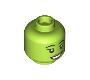 LEGO Chaux She-Hulk Minifigure Diriger (Goujon solide encastré) (3274 / 104120)