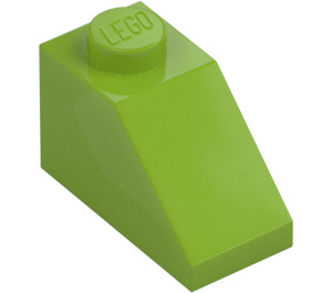 LEGO Lime Slope 1 x 2 (45°) (3040 / 6270)