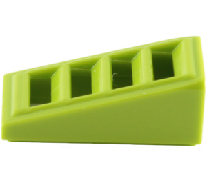 LEGO Limette Steigung 1 x 2 x 0.7 (18°) mit Gitter (61409)