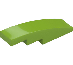 LEGO Lime Slope 1 x 4 Curved (11153 / 61678)