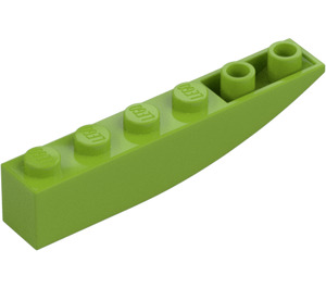 LEGO Lime Luiska 1 x 6 Kaareva Käänteinen (41763 / 42023)