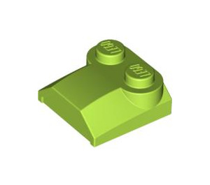 LEGO Lime Slope 2 x 2 x 0.7 Curved without Curved End (41855)