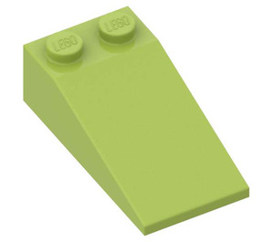 LEGO Lime Skråning 2 x 4 (18°) (30363)