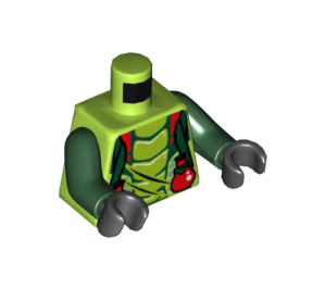 LEGO Lime Spitta Torso (973 / 76382)