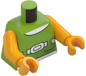 LEGO Lime Tangy Minifigur Kropp (973)