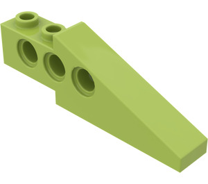 LEGO Lime Technic Brick Wing 1 x 6 x 1.67 (2744 / 28670)