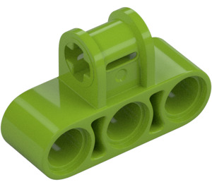 LEGO Lime Technic Cross Block 3 x 2 (Axle/Triple Pin) (42191 / 63869)