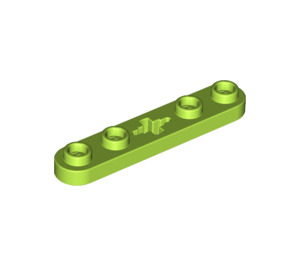 LEGO Limoen Technic Rotor 2 Lemmet met 4 Studs (32124 / 50029)