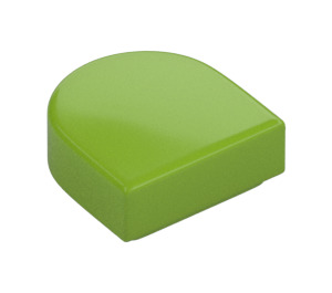 LEGO Lime Tile 1 x 1 Half Oval (24246 / 35399)