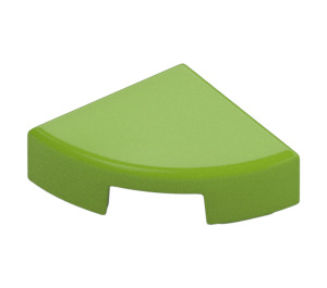 LEGO Lime Tile 1 x 1 Quarter Circle (25269 / 84411)