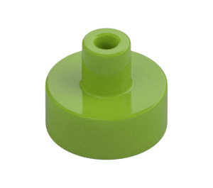 LEGO Lime Tile 1 x 1 Round with Hollow Bar (20482 / 31561)