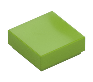 LEGO Lime Bricka 1 x 1 med skåra (3070 / 30039)