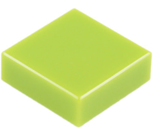 LEGO Lime Tile 1 x 1 with Groove (3070 / 30039)