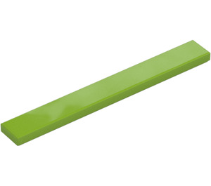 LEGO Lime Tile 1 x 8 (4162)