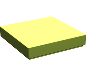 LEGO Lime Tile 2 x 2 (Undetermined Groove - To be deleted)