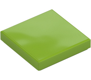 LEGO Lime Tile 2 x 2 with Groove (3068 / 88409)