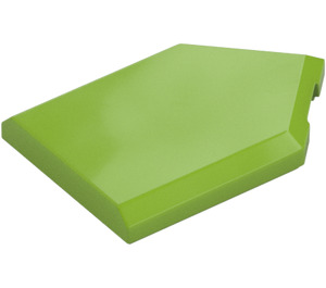 LEGO Lime Tile 2 x 3 Pentagonal (22385 / 35341)