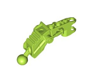LEGO Lime Toa Arm / Leg with Vents, Joint, and Ball Cup (60899)