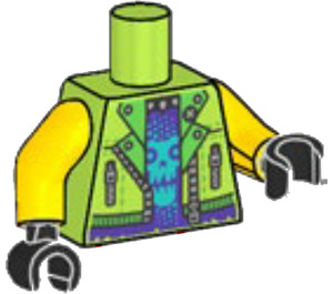 LEGO Lime Tox Torso (973)