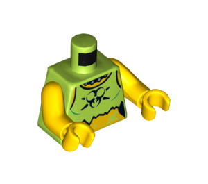 LEGO Lime Toxikita Minifig Torso (973 / 76382)