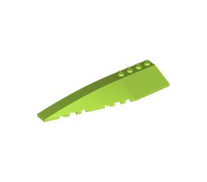 LEGO Lime Wedge 12 x 3 x 1 Double Rounded Left (42061 / 45172)