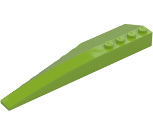 LEGO Lime Kile 12 x 3 x 1 Dobbelt Afrundet Højre (42060 / 45173)