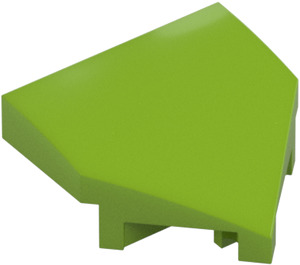 LEGO Lime Wedge 2 x 2 x 0.7 with Point (45°) (66956)