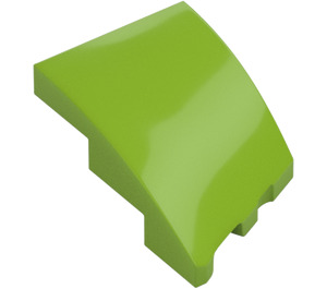 LEGO Lime Wedge 2 x 3 Left (80177)