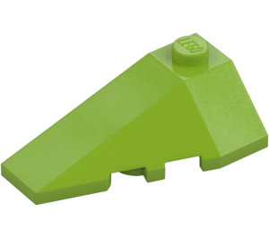 LEGO Lime Wedge 2 x 4 Triple Left (43710)