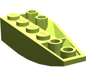 LEGO Lime Wedge 2 x 6 Double Inverted Left (41765)