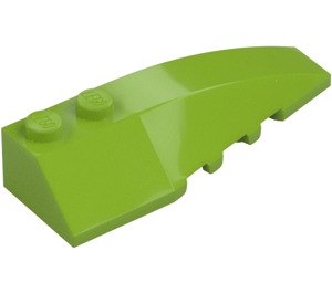 LEGO Lime Wedge 2 x 6 Double Right (5711 / 41747)