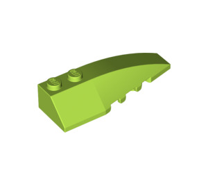 LEGO Lime Wedge 2 x 6 Double Right (5711 / 41747)