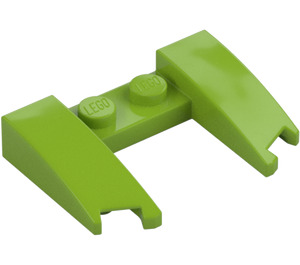 LEGO Lime Wedge 3 x 4 x 0.7 with Cutout (11291 / 31584)