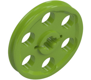 LEGO Lime Wedge Belt Wheel (4185 / 49750)