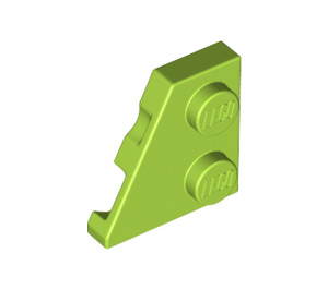 LEGO Lime Wedge Plate 2 x 2 Wing Left (24299)