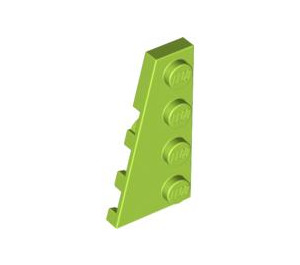 LEGO Lime Wedge Plate 2 x 4 Wing Left (41770)